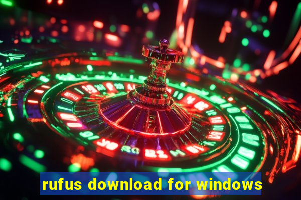 rufus download for windows